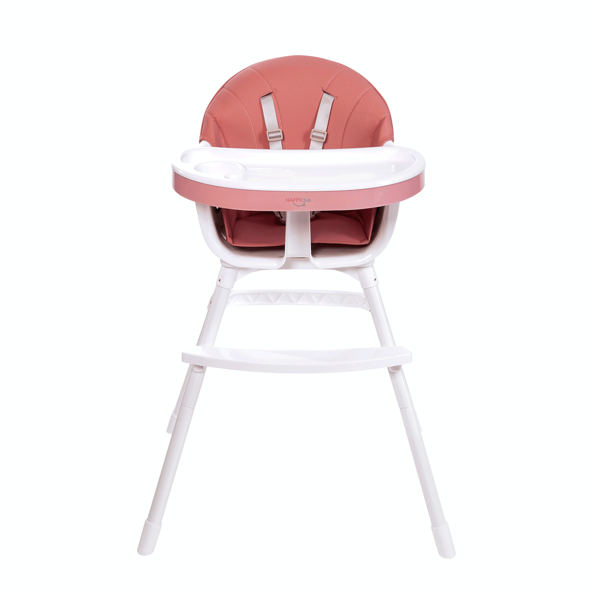 Детский стульчик для кормления (розовый)