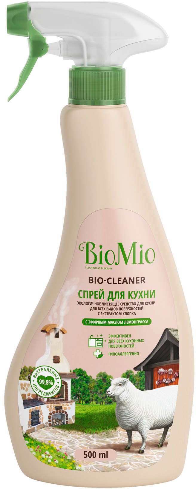 Чистящее средство BIO MIO 500 мл Bio-Kitchen Лемонграсс