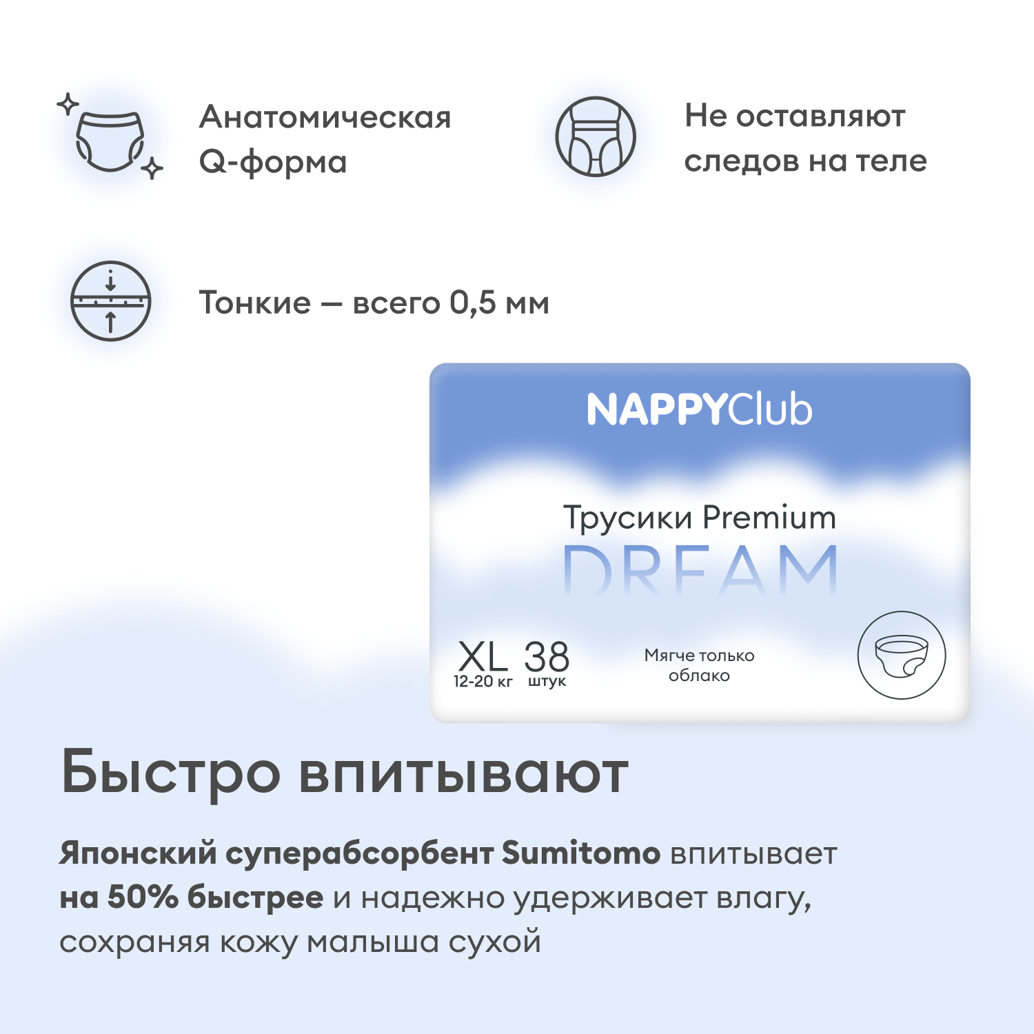 

Набор трусики Dream + трусики для плавания 5 штук