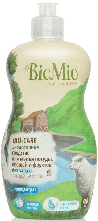 

Жидкость для мытья посуды BIO MIO 450мл Bio-Care Хлопок